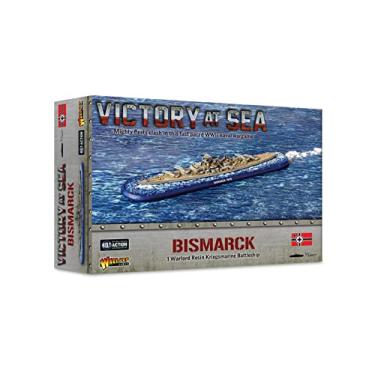Imagem de WarLord Victory at Sea Bismarck Kriegsmarine for Victory at Sea WWII Table Top Battleship Plastic Model Kit 742411010