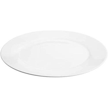 Imagem de Travessa De Porcelana Clean 31x2, 5cm Lyor Branco No Voltagev