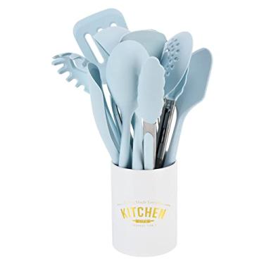 Imagem de Utensílio de cozinha de silicone, espátula de silicone resistente ao calor para cozinha para casa e restaurante