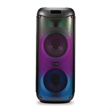 Imagem de Caixa De Som Multiuso Lumi Tower 900W Alto-Falantes 8 Pol Bluetooth USB P10 Instrumentos Microfone Frahm - LT 900