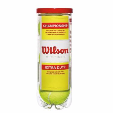 Imagem de Bola Tennis Wilson Championship C/ 03 Uni Amarelo WRT1001P, Cor: Amarelo, Tamanho: U