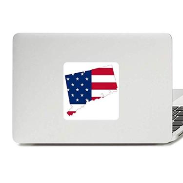 Imagem de Connectic USA Mapa Estrelas Tripes Bandeira Adesivo Vinil Paster Laptop Decoração PC