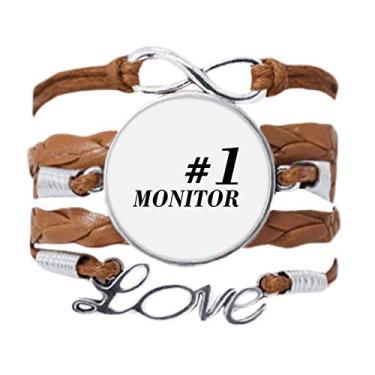 Imagem de DIYthinker Pulseira Number 1 Monitor de Formatura Temporada de Amor Corrente Ornamento Pulseira Presente