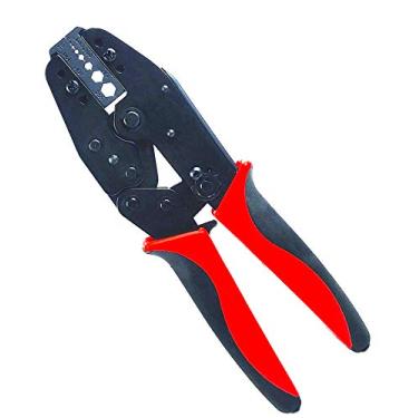 Imagem de Ferramenta de crimpagem de catraca ConnectoRF para RF Coax RG58 RG59 RG62 RG174 Fibra óptica 0,043" 0,068" .100" .137" .213" 0,255", Resistente