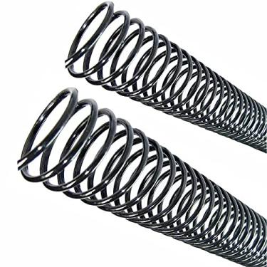 Imagem de Espiral de Encadernação Preto Diâm: 14 mm Utilização: 85 folhas Pct: 25un