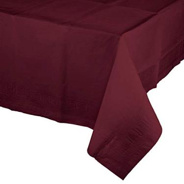 Imagem de Toalhas de mesa de papel vermelho bordô, 3 unidades
