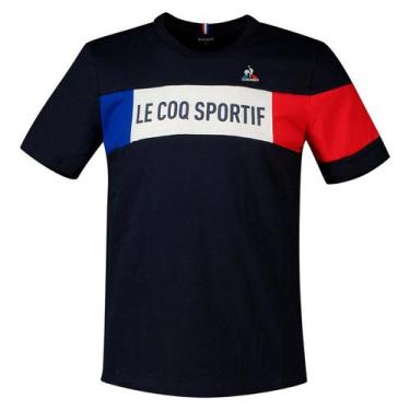 Imagem de Camiseta Ss Tricolor Azul Marinho - Le Coq Sportif