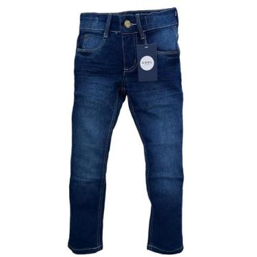 Imagem de Calça Masculina Skinny Jeans Infantil Menino Com Lycra 4 6 E 8 Anos -