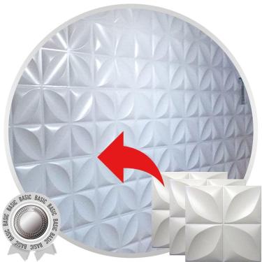 Imagem de Kit 10 Placas 3d Revestimento 3d Para Parede Direto Da Fabrica 25x25