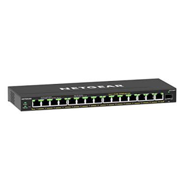 Imagem de NETGEAR Switch PoE Gigabit Ethernet Plus de 16 portas (GS316EPP) - gerenciado, com 15 x PoE+ @ 231W, 1 x porta SFP 1G, suporte de mesa ou parede