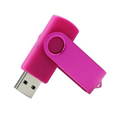 Imagem de Flash Drive USB 2.0 com formato rotativo de 4 GB, pen drive, memorias, pen drive, pen drive, pen drive, pen drive USB (rosa)