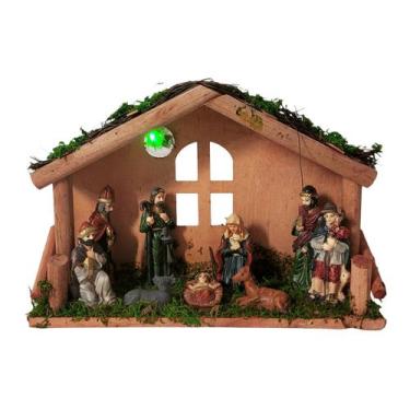 Imagem de Presépio De Natal Com Led Decoração Natalino Nascimento Jesus Ntd2088