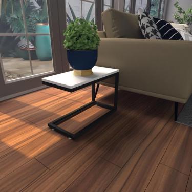 Imagem de Mesa Lateral Branca Aparador De Sofa Sala Mesa Lateral Cama