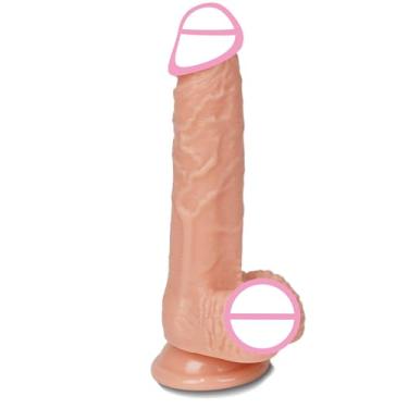 Imagem de "Dildo de silicone de prazer intenso para mulheres - satisfação sexual máxima - brinquedo de fantasia para casais - pênis feminino simulado" (3.5inX7.8in)