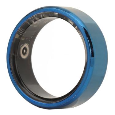 Imagem de Smart Ring Health Tracker, anel rastreador de saúde para monitorar dados de sono, pedômetro fitness, tirar fotos remotamente, anel inteligente de saúde IP68 à prova d'água para homens e mulheres, azul