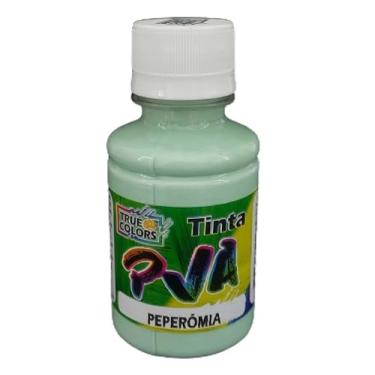 Imagem de Tinta PVA 100 ml True Colors Tons de Azul e Verde | VERDINHO PEPERÔMIA 6125