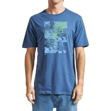 Imagem de Camiseta Hurley Tropical Sm24 Masculina Marinho
