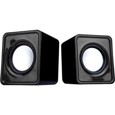 Imagem de CAIXA DE SOM OFFICE FLOW PRETO ESTEREO ALTO FALANTE USB LETRON