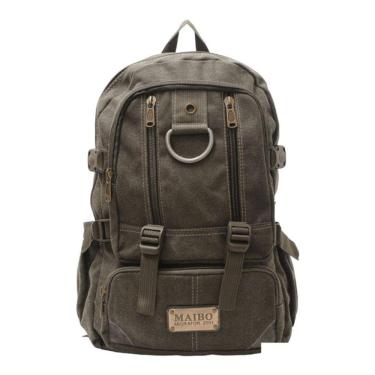 Imagem de Mochila Urban Canvas 20L para viagens ao ar livre em estilo vintage