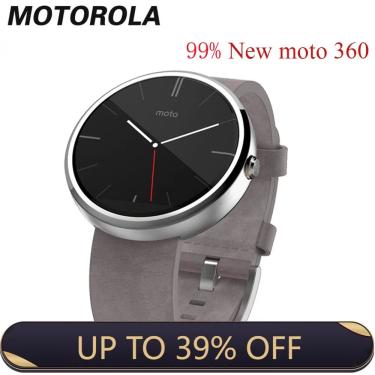 Imagem de Motorola moto 360 relógio inteligente  relógio bluetooth  primeira geração  46mm