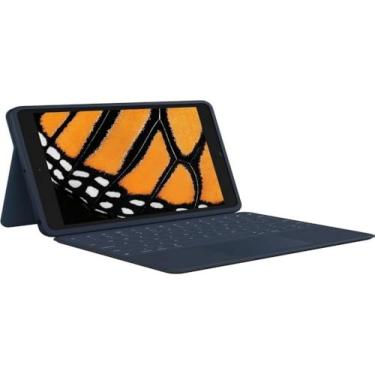 Imagem de Logitech Robusto Combo 3 capa robusta para teclado e capa Apple iPad (8ª geração), iPad (7ª geração) Tablet - Azul