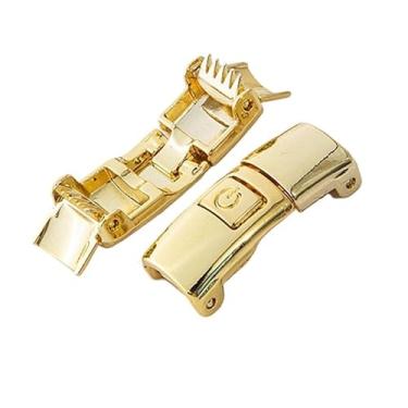 Imagem de Elastic Laces Sneakers Width Flat Shoelaces Without Ties Kids Adult Lock No Tie Shoelace Rubber Bands Shoe Accessories (Color : Gold lock)