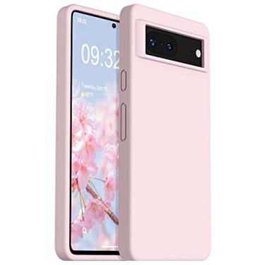 Imagem de OTOFLY Capa projetada para Pixel 7, capa fina de silicone à prova de choque para Google Pixel 7 de 6,3 polegadas (rosa)