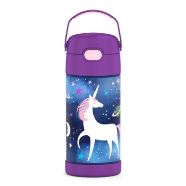 Imagem de Garrafa infantil Thermos Funtainer, 354 ml, Space Unicorn