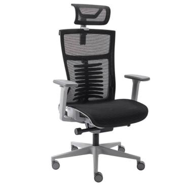 Imagem de Cadeira de Escritório Vertta Special Full Mesh Cinza/Preta