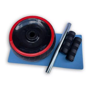 Imagem de Roda Rolo Abdominal Lorben Polia Larga Aparelho Exercício Fitness  GT6198-Unissex