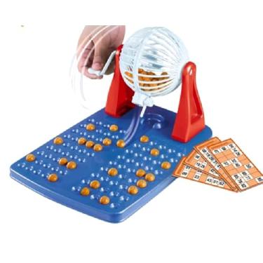 Imagem de BINGO 48 CARTELAS + 90 BOLINHAS GLOBO GIRATÓRIO JOGO PARA CRIANÇA COMPLETO