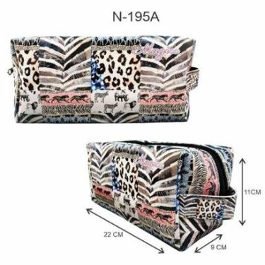 Imagem de Necessaire Selva Feminino Animal Print, Magicc-Feminino