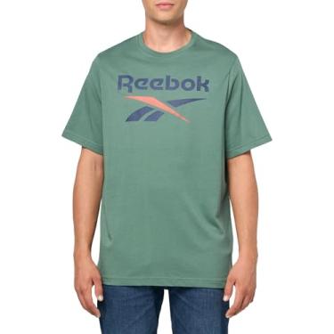 Imagem de Reebok Camiseta masculina com logotipo Id Energy Big, Escape, verde, GG