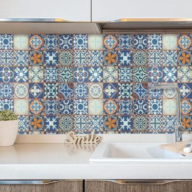 Imagem de Papel de Parede Adesivo Lavável Envelopamento Antimanchas 5 metros (Ladrilhos)