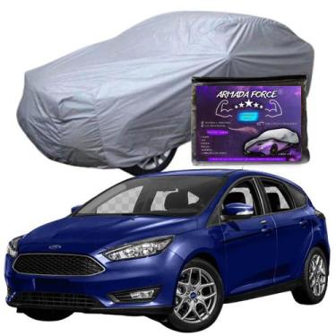 Imagem de Capa Cobrir Carro FOCUS 100% Forrada Armada Force 100% Impermeável For