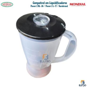 Imagem de Copo Plástico Leitoso Reforçado Liquidificador Mondial Dinâmico L-35 -