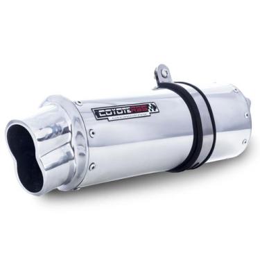 Imagem de Escape / Ponteira Coyote RS5 Boca 8 Alumínio Oval - F 850 GS Adventure