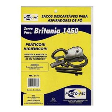 Imagem de Saco Filtro P/Aspirador De Pó 1450 Kit C/3