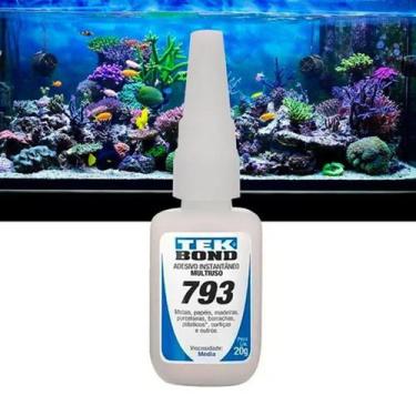 Imagem de 01 Adesivo Cola Istantanea Tek Bond 793 20g Antientupimento resistente