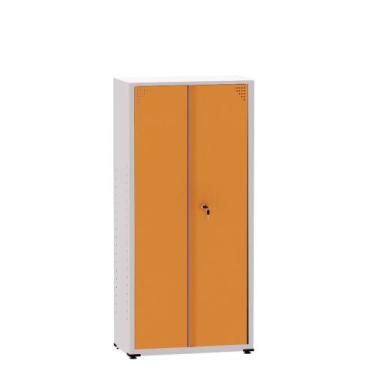 Imagem de Armário de Aço Montável Econômico Ap408sl Pandin 1,63 m Cinza e Laranj