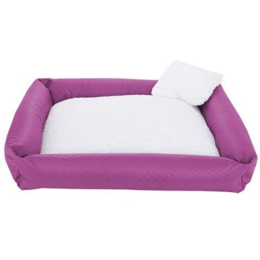 Imagem de Cama Para Pet Cães E Gatos Sherpa - Deccoralle, Rosa, Grande