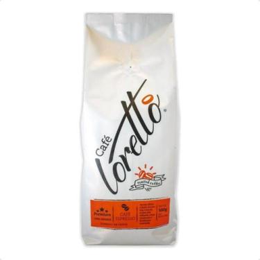 Imagem de Café Torrado em Grãos Arábica Premium Loretto 500g