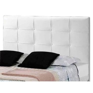 Imagem de Cabeceira Acolchoada para Cama Box Casal Cor Branco