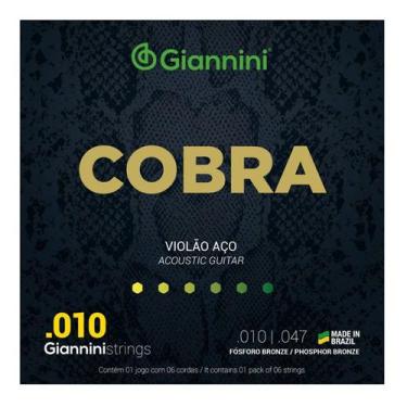 Imagem de Encordoamento giannini geeflef violao bronze fosf 0.010 (i-5 / 4)