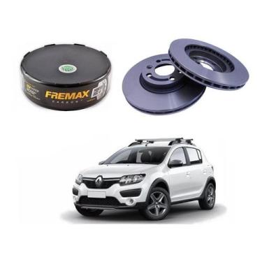 Imagem de Disco Freio Dianteiro Sandero Stepway 1.6 2014 A 2020 - Fremax