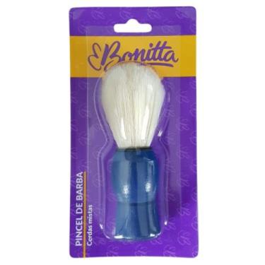 Imagem de Pincel de Barba Com Cerdas Mistas Linha Bonitta Marco Boni, Azul