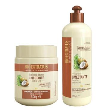 Imagem de Kit Umectante finalização capilar 1 Banho de creme 500ml 1 Finalizador