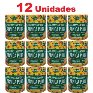 Imagem de Revenda Atacado 12 Gel Massageador Arnica Pura Extra Forte 200g - Rhen