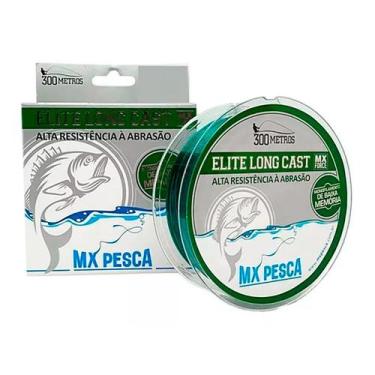 Imagem de Linha MX Pesca Elite Long Cast 300m Monofilamento Verde Escuro 0.30 11