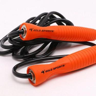 Imagem de Corda de Pular Gold Sports Active com Rolamento, Único, Unissex, Laran